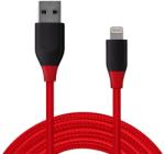 Tronsmart Cablu date si incarcare Lightning LEP02 USB 2.0 180 cm rosu-negru