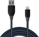 Tronsmart Cablu date si incarcare Lightning LTA09 USB 2.0 300 cm negru-gri