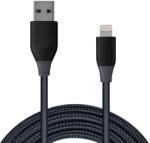 Tronsmart Cablu date si incarcare Lightning LTA14 USB 2.0 120 cm negru-gri