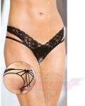 SoftLine alul nyitott szexi fekete csipke tanga bugyi M/L - csabits - 2 995 Ft