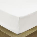 Abotex Pamut Jersey fehér gumis lepedő 90-100x200 cm - agynemustore