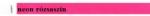  Karszalag, 3/4", tyvek, neon rózsaszín, (100db/csom) (TYV016)