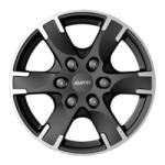 ALUTEC TITAN diamond-black front polished CB84.1 6/130 16x7 ET55