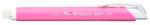 PENAC Radiera mecanica PENAC Tri Eraser, triunghiulara, 100% cauciuc - corp roz pastel (P-ET0401-28) - viamond