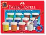Faber-Castell Guase 12 Culori Metalizate 15ml Faber-castell