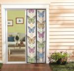 Steck Mosható szúnyogháló függöny ajtóra 100x210 cm pillangó mintával SRM 100P
