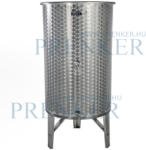 Zottel Úszófedeles INOX bortartály, 300 l - 2 csapos