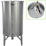 Zottel Úszófedeles INOX bortartály, 380 l - 1 csapos, pumpás szettel