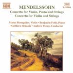 Mendelssohn-bartholdy, F Violin & Piano Concerto