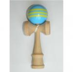 KENDAMA USA - albastru cu dungi galbene