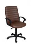 UNIC Scaun directorial GN72, piele ecologica, inaltime reglabila, 100 kg, maro (00002665-3543)