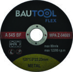 BAUTOOL RQAC0512512 Vágótárcsa 125x1, 0 mm, fémhez (RQAC0512512)
