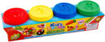 Kid's Toys Tégelyes színes gyurma 4x140 g (KIDS-11031)