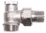 HERZ 1/2" sarok visszatérő radiátorszelep (1/2" csatlakozással) (1372441)
