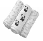 toTs Pleduri pentru înfășarea bebelușului Bamboo Black&White toT's-smarTrike koala 3 bucăţi 100% mătase bamboo (TO350120)