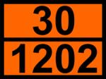  ADR veszélyt jelző számozott narancssárga tábla matrica