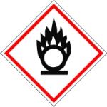  CLP GHS Égést tápláló anyag piktogram