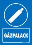  Gázpalack tábla matrica
