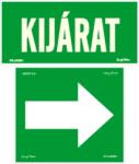  Menekülési nyilak kijárat csomag 3 fluor utánvilágító matrica szett