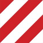  Széljelző tábla ( balról jobbra ) fényvisszaverős matrica