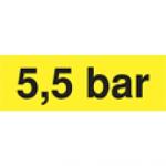  5, 5 bar sárga matrica