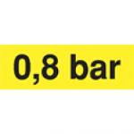  0, 8 bar sárga matrica