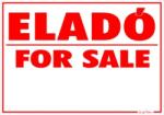  Eladó For Sale matrica tábla