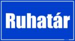  Ruhatár helyiségtábla matrica