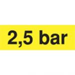  2, 5 bar sárga matrica