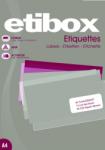 ETIBOX Etichete adezive 14/A4 105x42mm 100 coli/top, ETIBOX