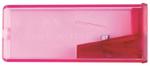 Faber-Castell Ascutitoare plastic simpla cu container culori fluorescente, FABER-CASTELL