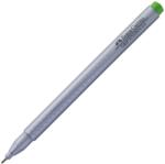 Faber-Castell Liner 0.4mm verde iarba, FABER-CASTELL Grip