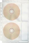 Esselte Folie protectie A4 2 CD/DVD cristal 5 buc/set, ESSELTE