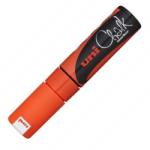 uni Marker creta lichida portocaliu fluorescent, UNI Posca Chalk PWE-8K