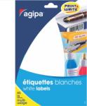 AGIPA Etichete adezive rotunde 96/A5 15mm galbene 10 coli/set, AGIPA