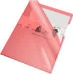 Esselte Folie protectie A4 deschidere "L" 150mic cristal rosie, ESSELTE