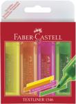 Faber-Castell Textmarker (evidentiator) 4 culori/set superfluorescent, FABER-CASTELL 1546