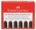 Faber-Castell Rezerva de cerneala (cartus) mica neagra 6 buc/set, FABER-CASTELL
