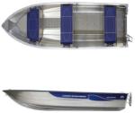 Linder Barca aluminiu LINDER SPORTSMAN 445 Basic, 4 persoane, 4.5m, max. 20CP, cizma lunga (AN.L445000B)
