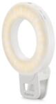 Hama LED Ринг Лампа "ToGo", 3 режима, презареждаема, USB-C (HAMA-04674) - megamag