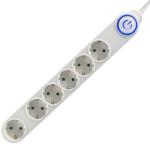 Somogyi Elektronic 6 Plug 5 m Switch (NV 06TK-5/WH/1,5)