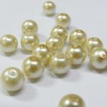  krém tekla gyöngy 8 mm-s (kb 200 db)- FŰZHETŐ