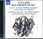 NAXOS Arnold, Pittfield, Parrott, Lyon: English Recorder Music
