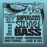 Ernie Ball 2849 Nickel Wound Hybrid Slinky Super Long 45-105 - hangszeraruhaz