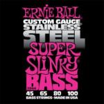 Ernie Ball 2844 Stainless Steel Super Slinky 45-100 - hangszeraruhaz