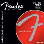 Fender 7250M Nickel Plated Steel, Medium, Long Scaler, 045-105 - hangszeraruhaz
