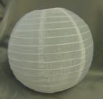  fehér organza lampion (20 cm)