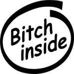  Bitch inside - autómatrica, autódekor