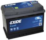 Exide Excell EB740 74Ah 680A right+ (EB740)