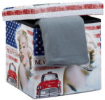  New york - Marilyn" műbőr ülőke, puff